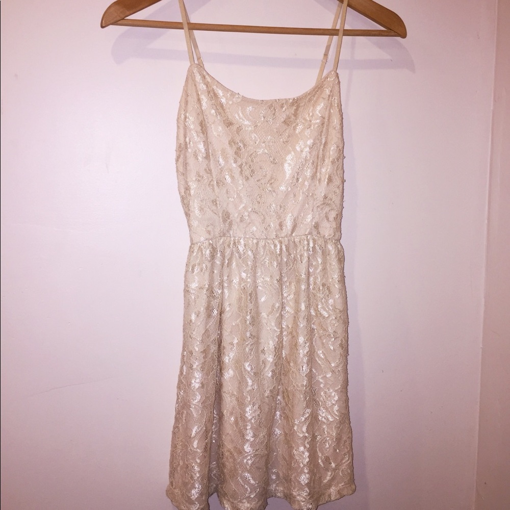 White lace sundress